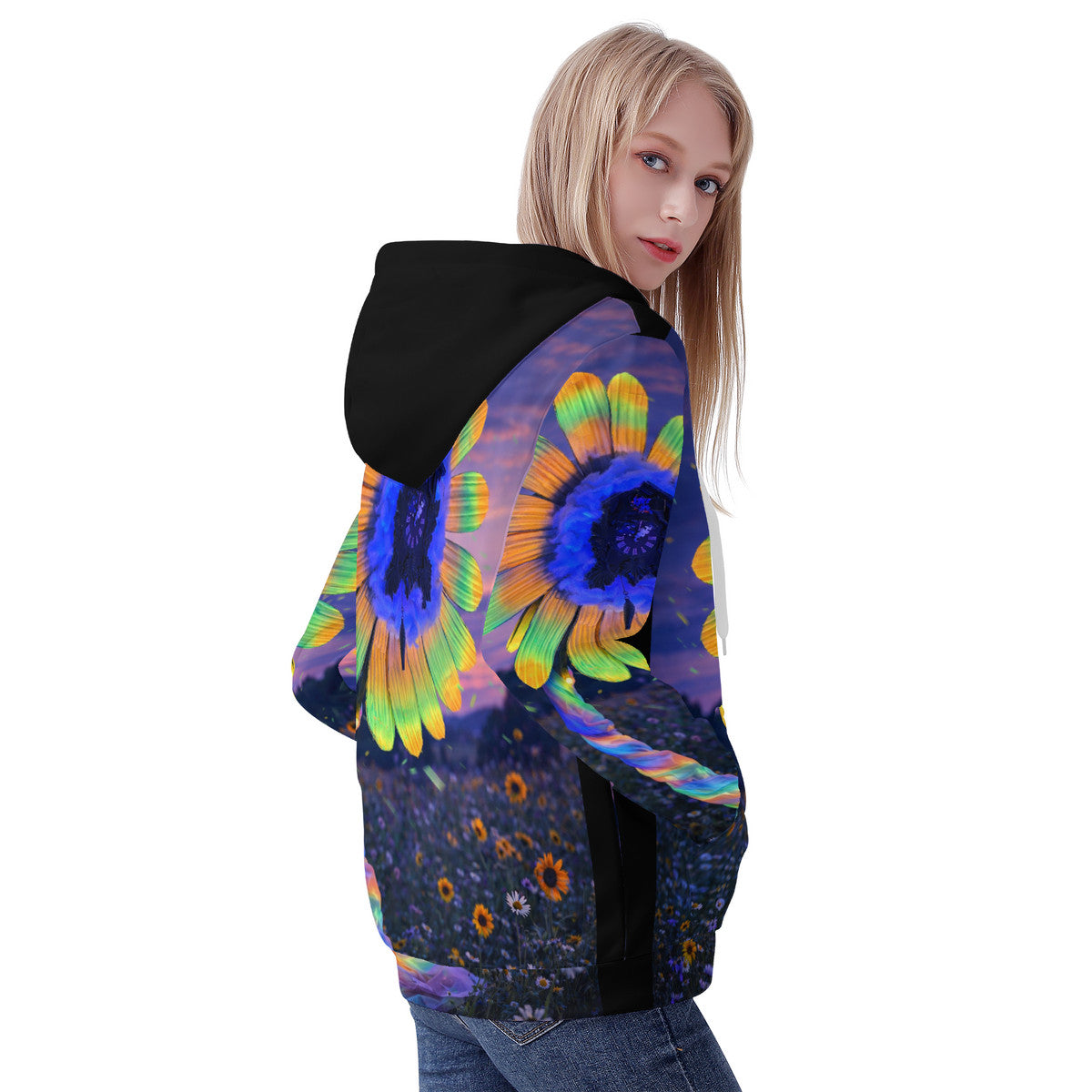 Lucy - Original Artwork by Craig Davoll - Women's All Over Print Zip Hoodie