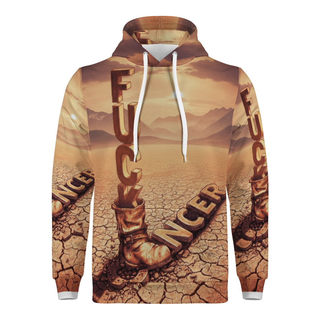 Fu*k Cancer -  Men's All Over Print Hoodie