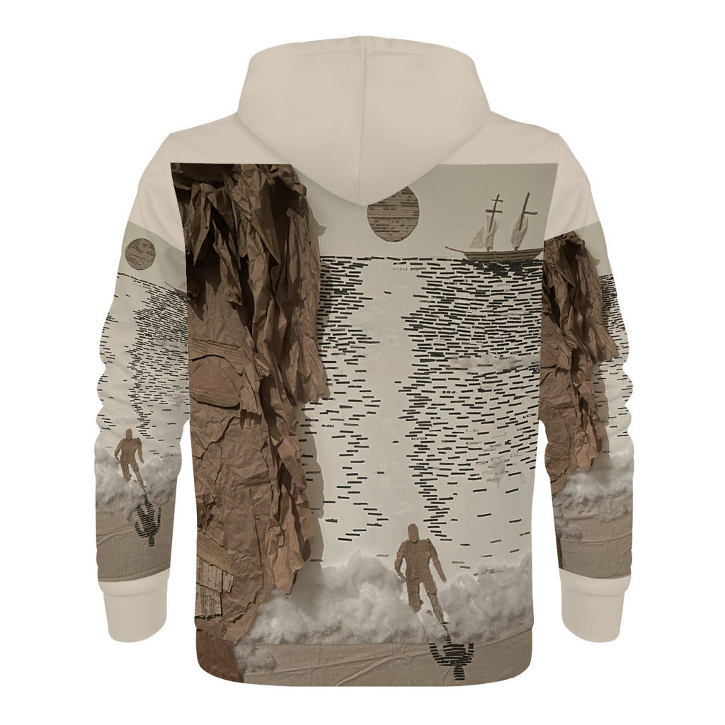 Midnight Run - Origina Artwork by Craig Davoll - Men's All Over Print Zip Hoodie