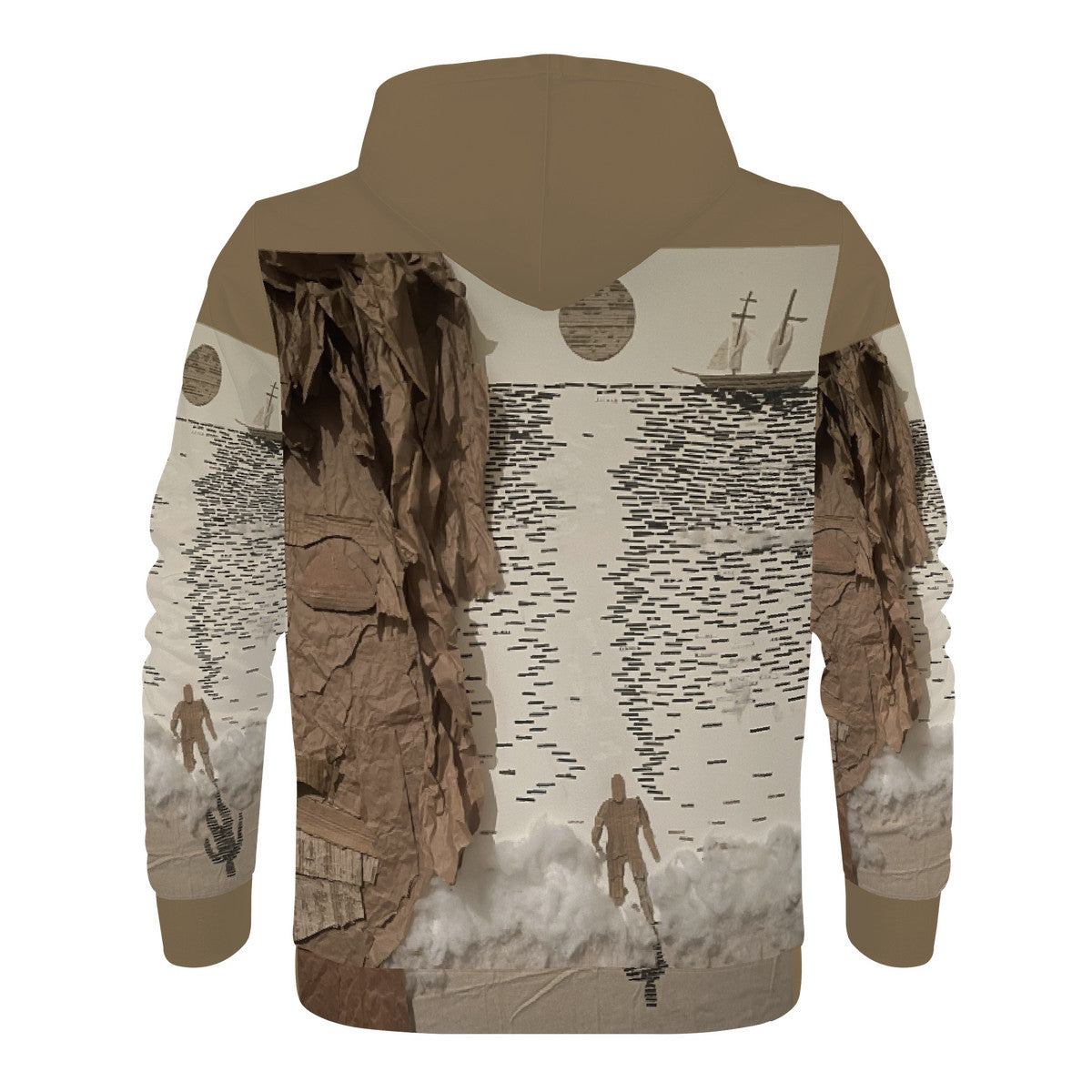 Midnight Run - Original Artwork by Craig Davoll - Men's All Over Print Hoodie