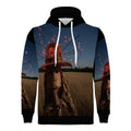 Dan D. Lion - Peace - Original Artwork by Craig Davoll-  Men's All Over Print Hoodie