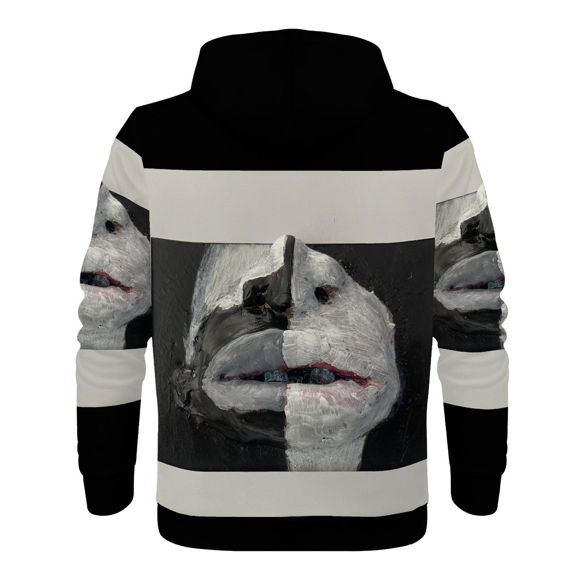 The Warrior - Original Artwork by Craig Davoll - Women's All Over Print Zip Hoodie