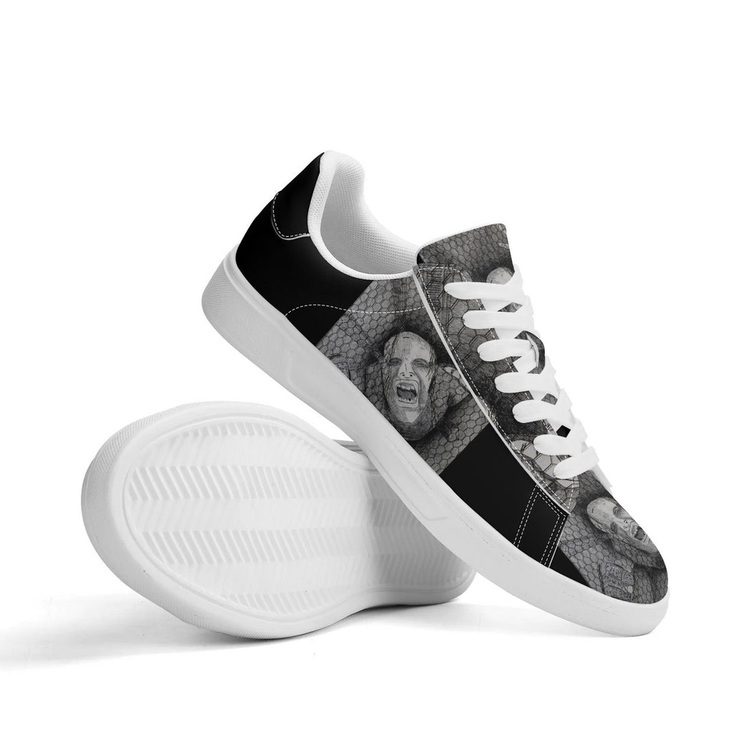 Rage - Original Artwork by Craig Davoll - Unisex Premium Synthetic Leather Sneakers