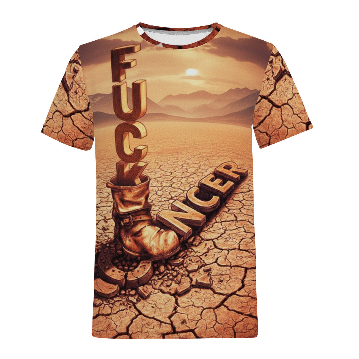 Fu*k Cancer - Men's All Over Print T-Shirt