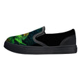 Feeling Froggy -  Original artwork by Craig Davoll - D28 Kids Slip-on shoes - Black
