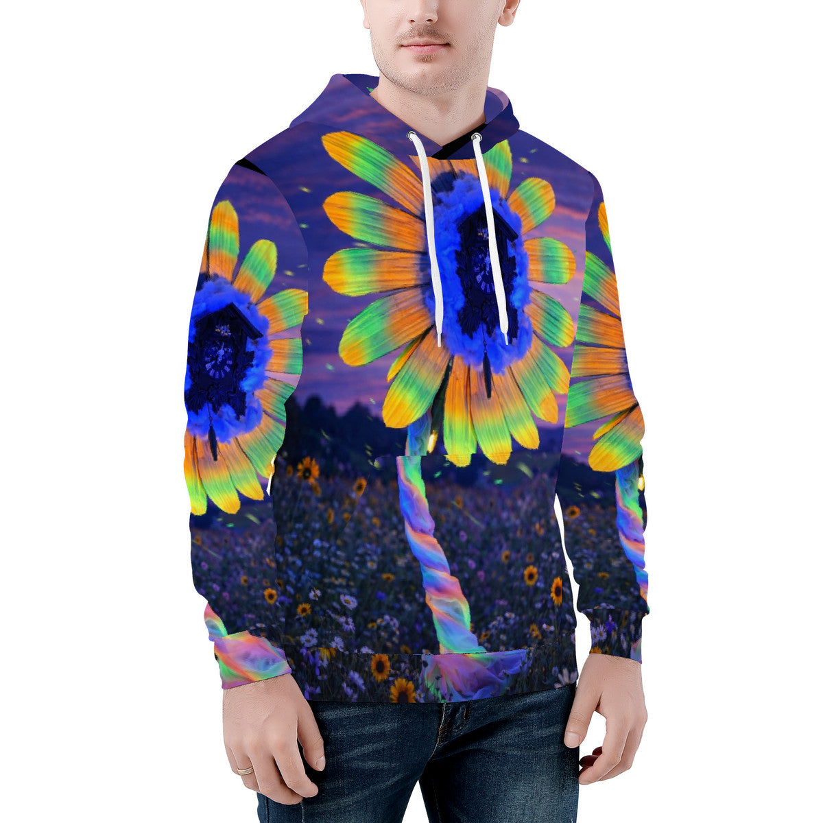 Lucy - Original Art by Craig Davoll - Men's All Over Print Hoodie
