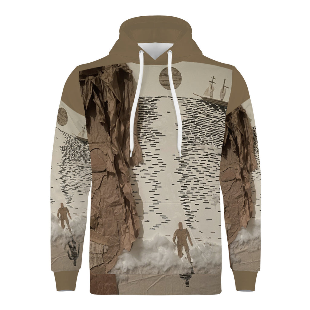 Midnight Run - Original Artwork by Craig Davoll - Men's All Over Print Hoodie