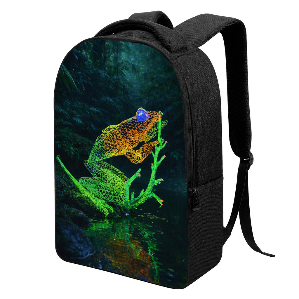 Feeling Froggy - Original Art by Craig Davoll - D37 Laptop Backpack