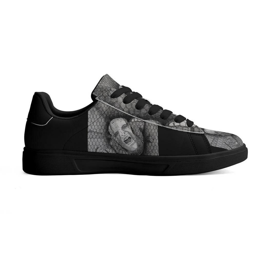 Rage - Original Artwork by Craig Davoll - Unisex Premium Synthetic Leather Sneakers