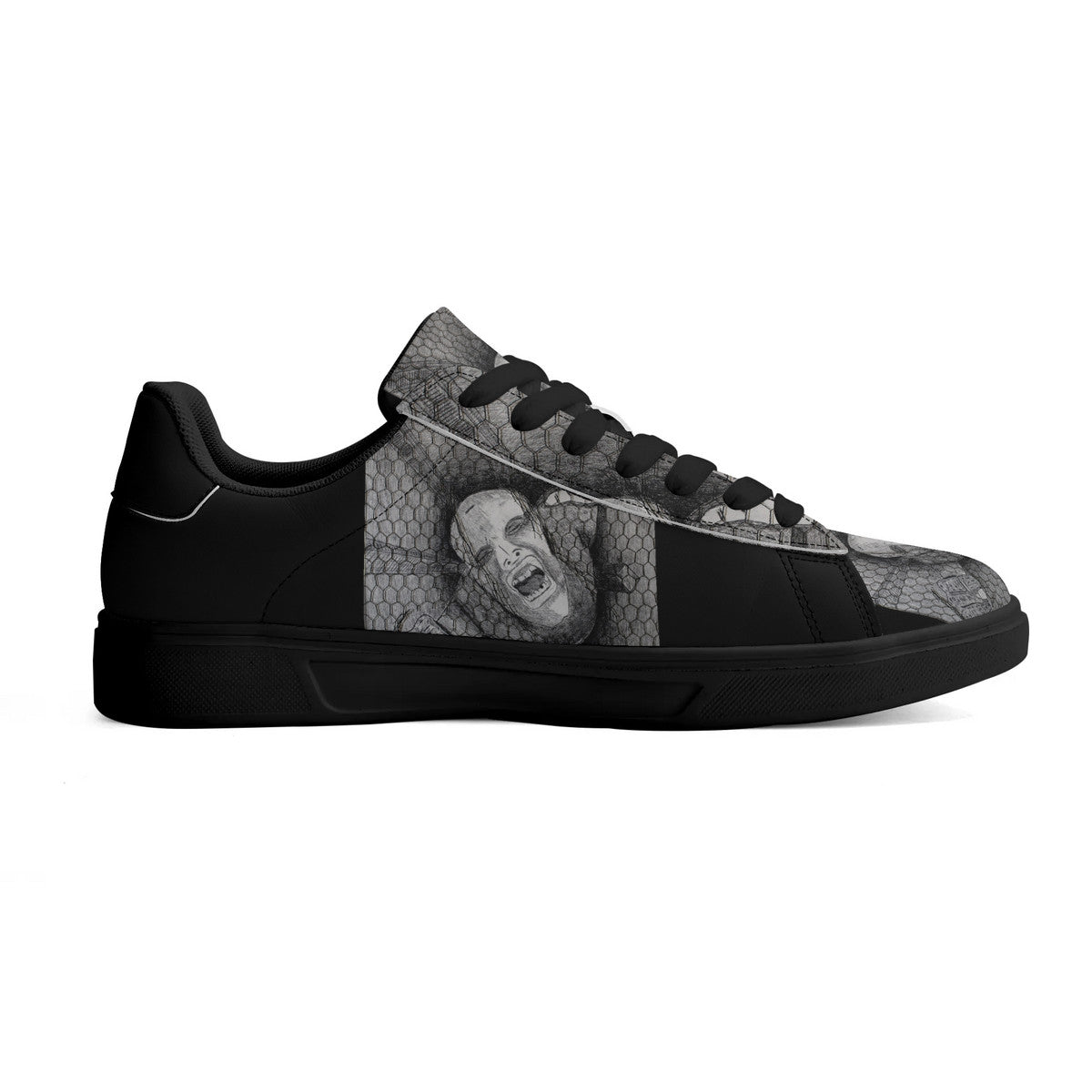 Rage - Original Artwork by Craig Davoll - Unisex Premium Synthetic Leather Sneakers