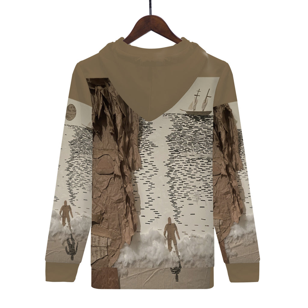 Midnight Run - Original Artwork by Craig Davoll - Men's All Over Print Hoodie