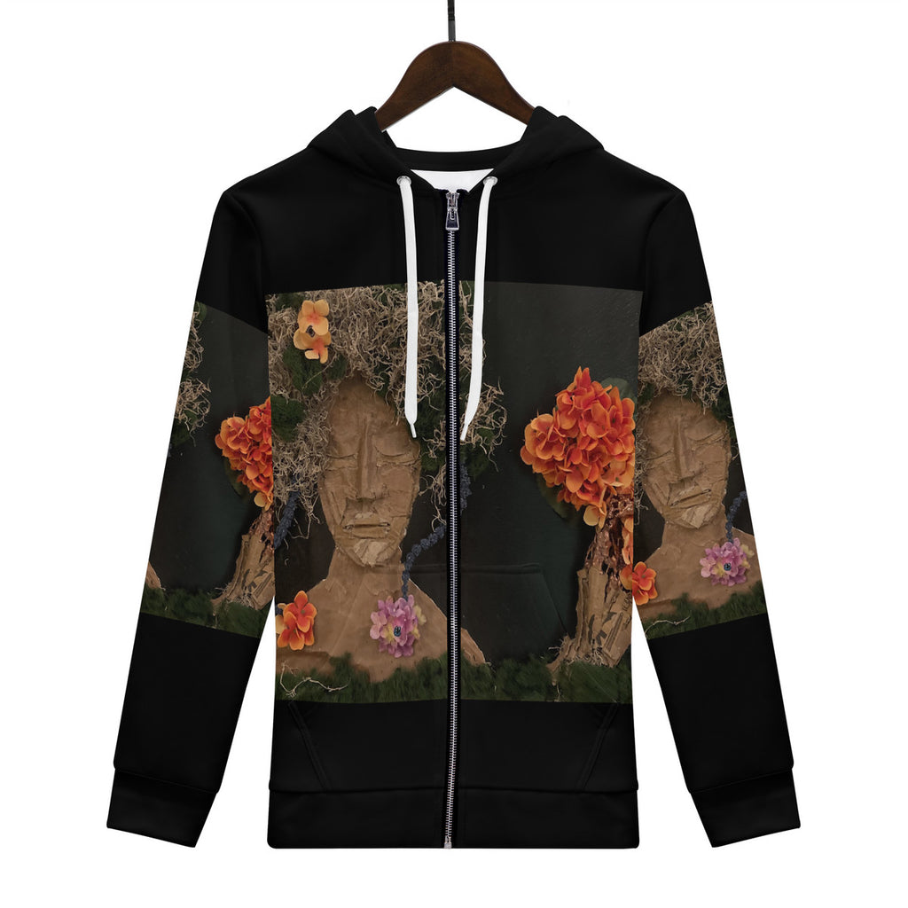 Come See Me - Original Artwork by Craig Davoll - Men's All Over Print Zip Hoodie
