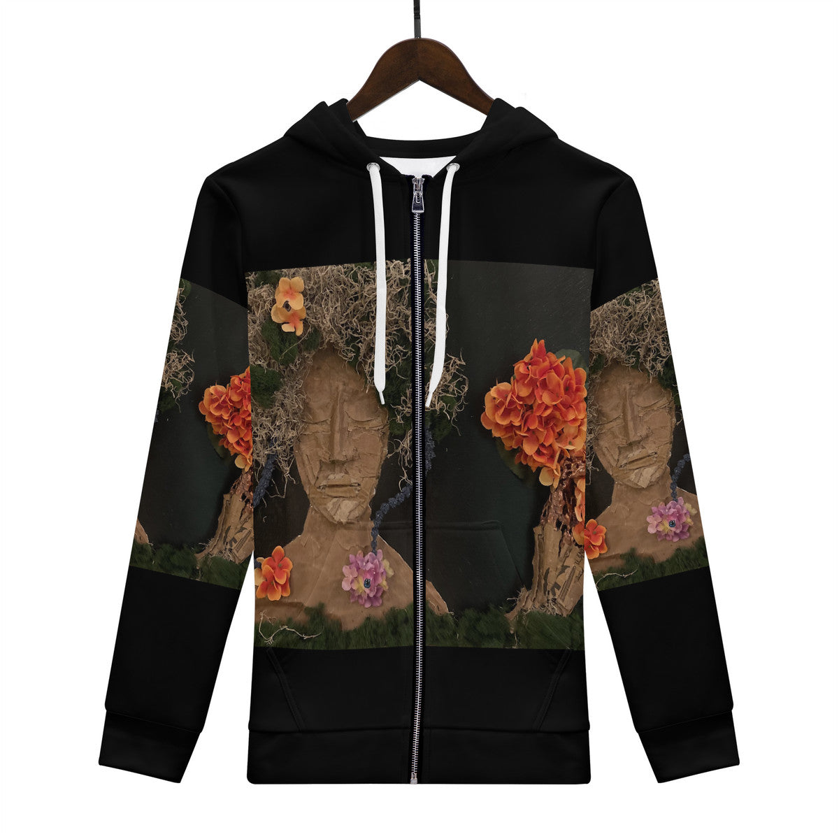 Come See Me - Original Artwork by Craig Davoll - Men's All Over Print Zip Hoodie
