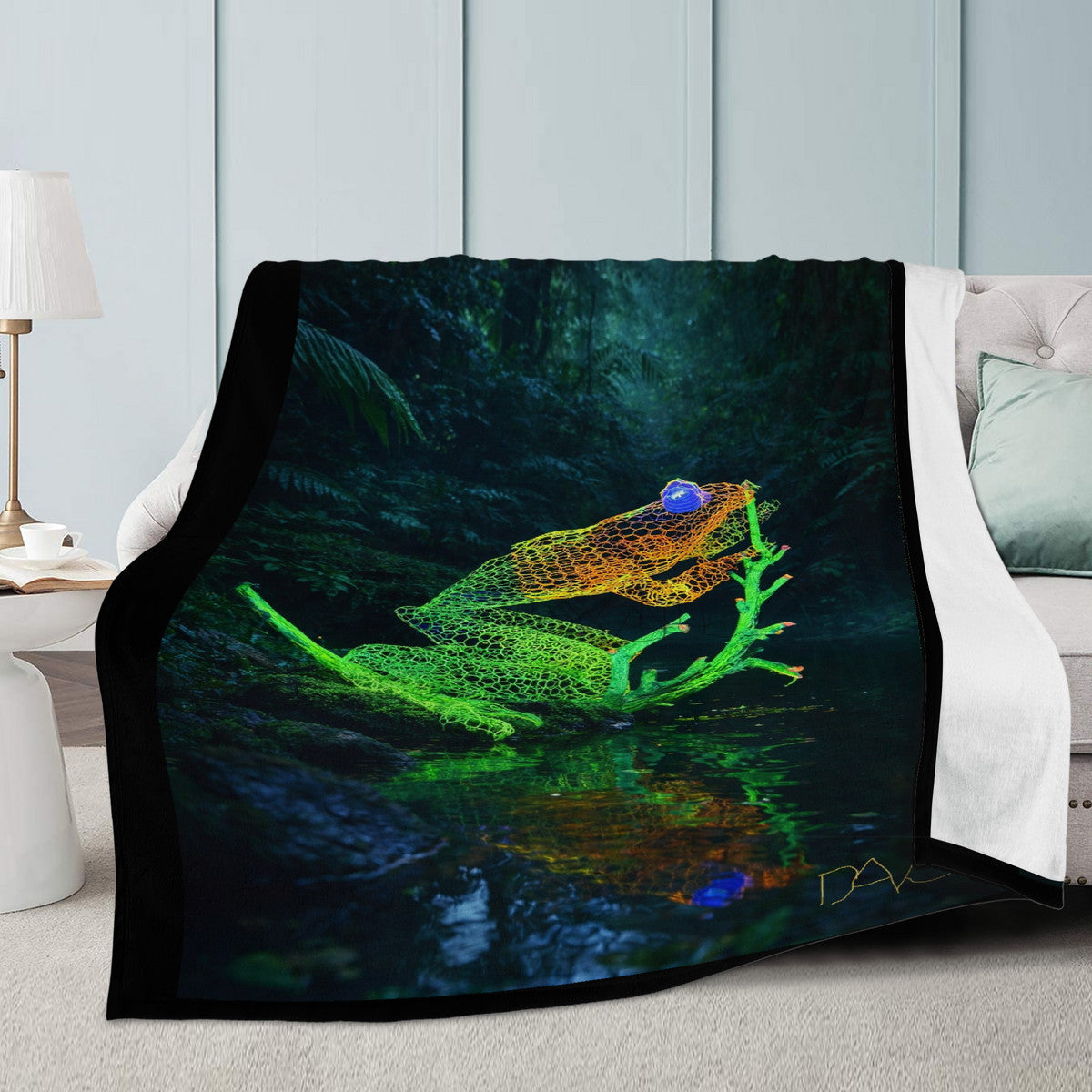 Feeling Froggy - Original Artwork by Craig Davoll - Blankets