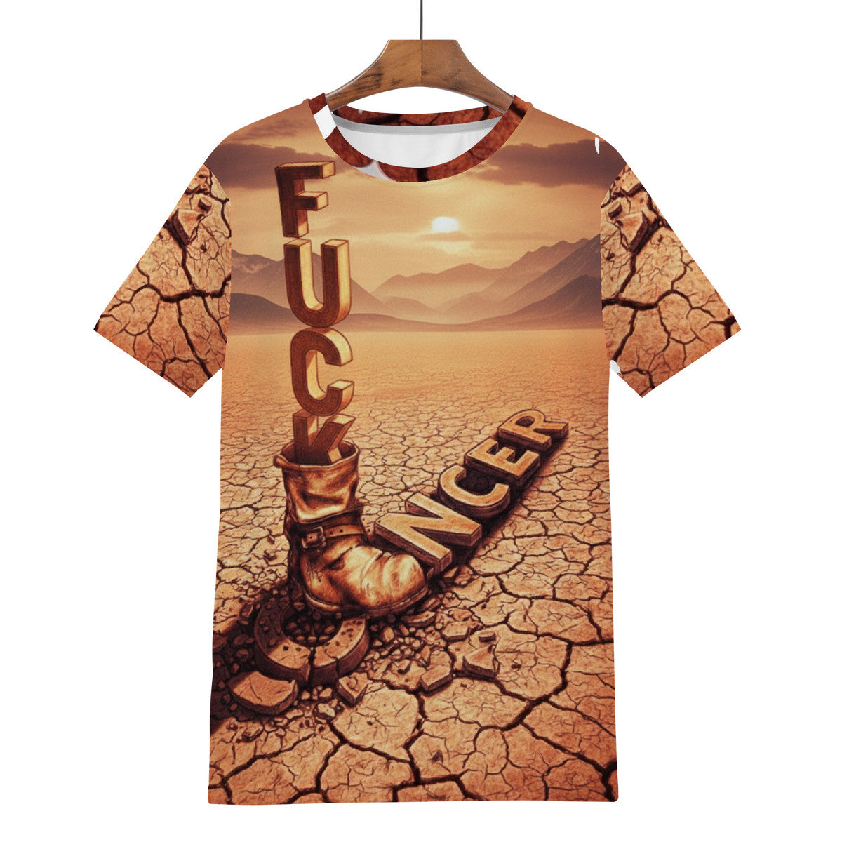 Fu*k Cancer - Men's All Over Print T-Shirt