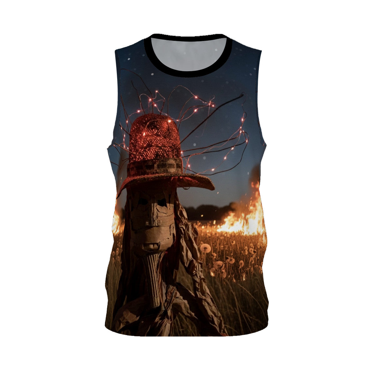 Dan D Lion - Fire - Original Art by Craig Davoll - Men’s Basketball Tops Jersey