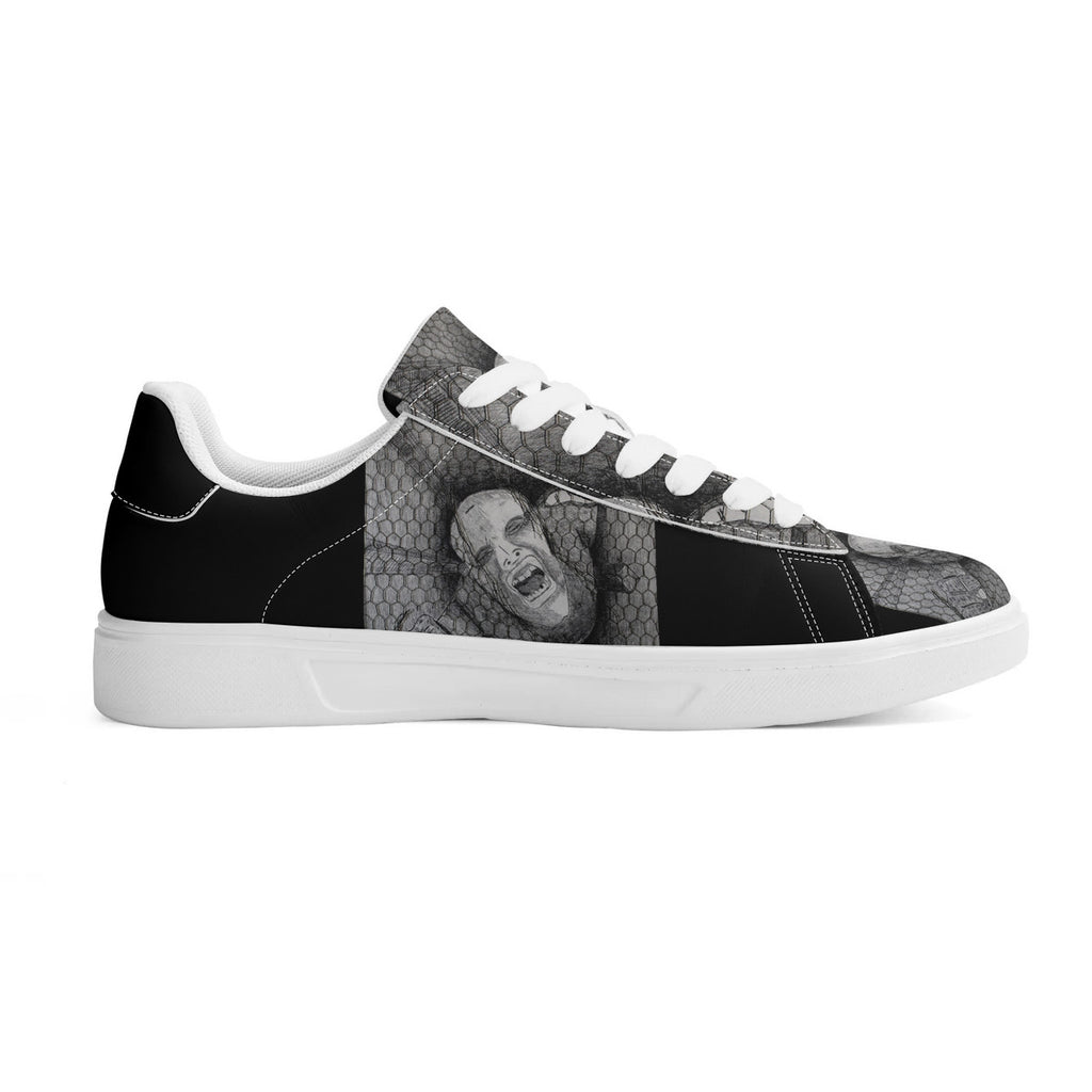 Rage - Original Artwork by Craig Davoll - Unisex Premium Synthetic Leather Sneakers