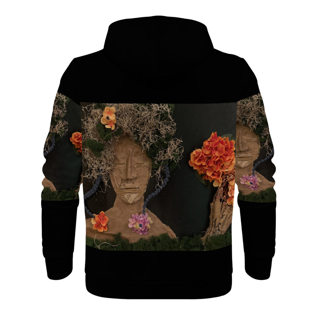 Come See Me - Original Artwork by Craig Davoll - Men's All Over Print Zip Hoodie