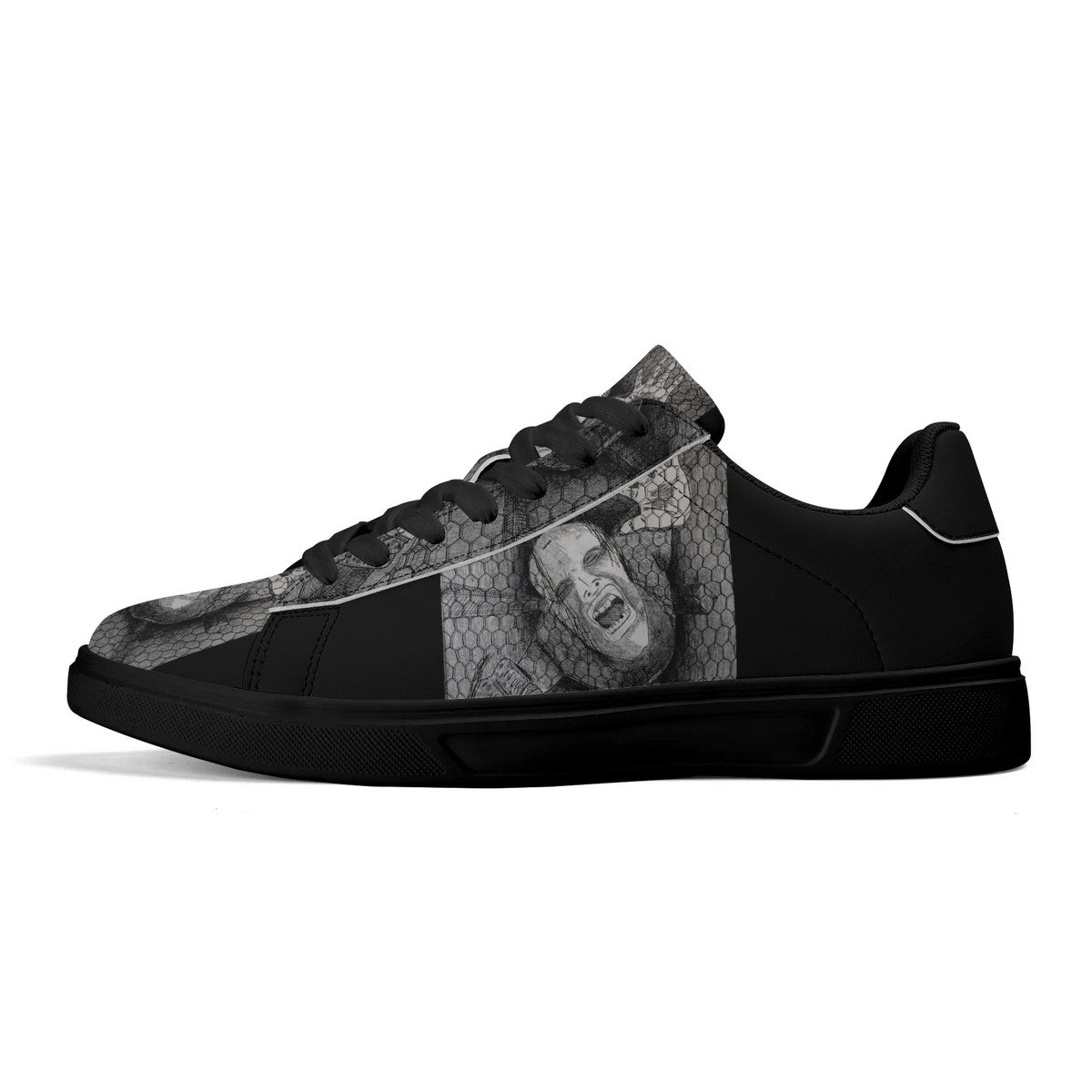 Rage - Original Artwork by Craig Davoll - Unisex Premium Synthetic Leather Sneakers