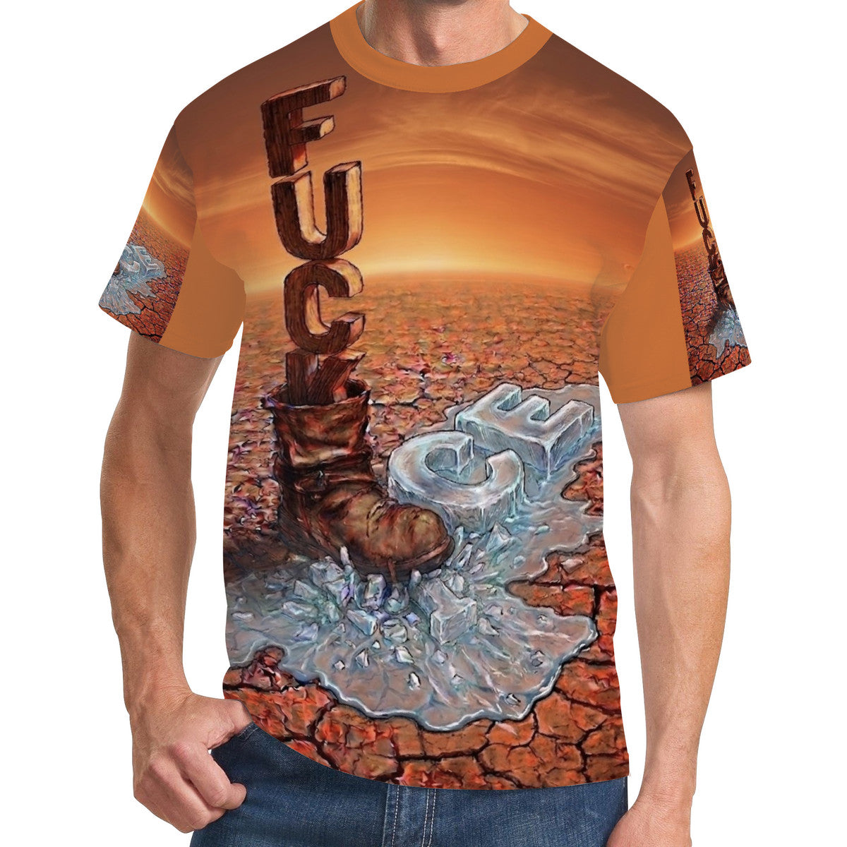 Fu*k Ice - Originnal Art by Craig Davoll - D61 Men's All Over Print T-Shirt