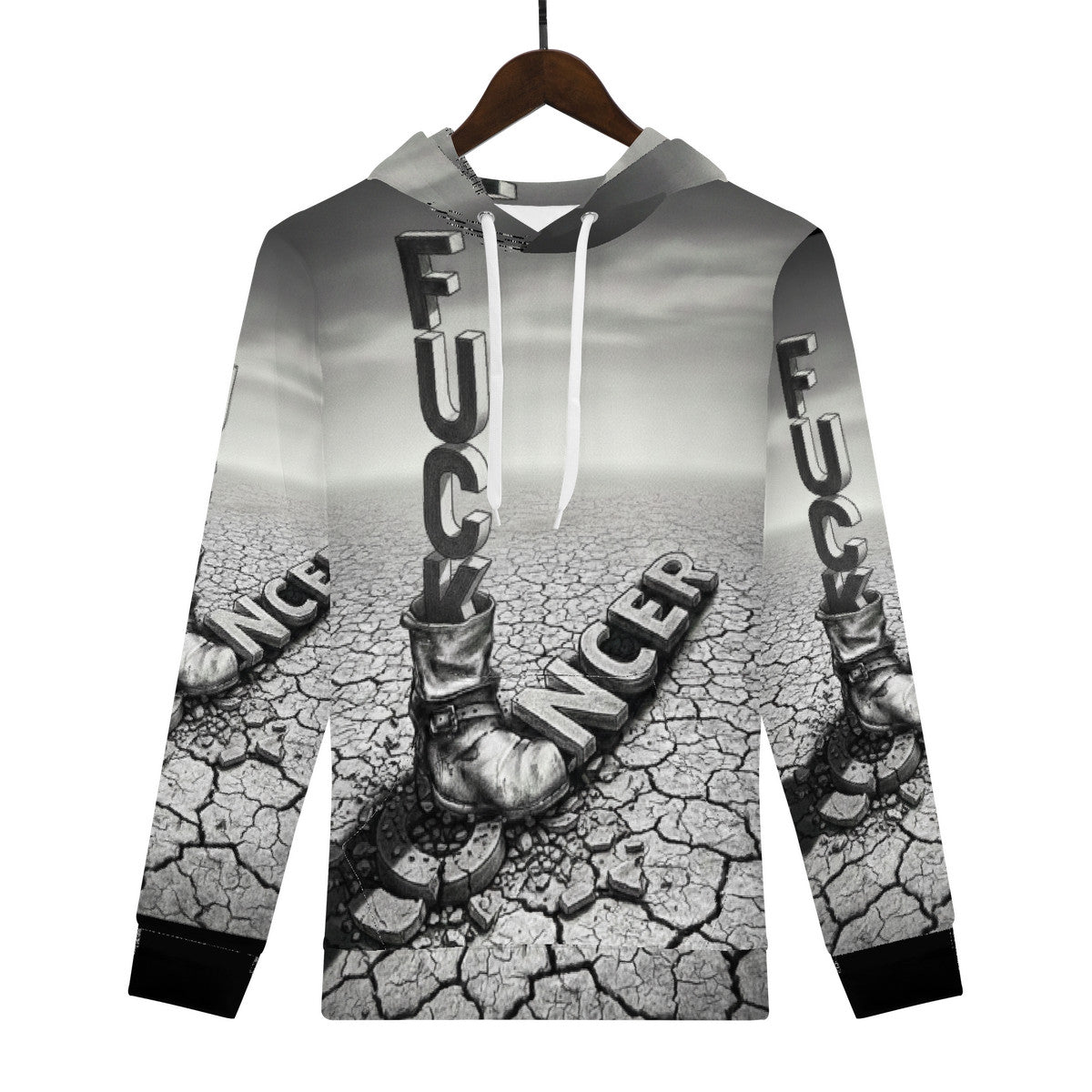 Fu*k Cancer - Men's All Over Print Hoodie