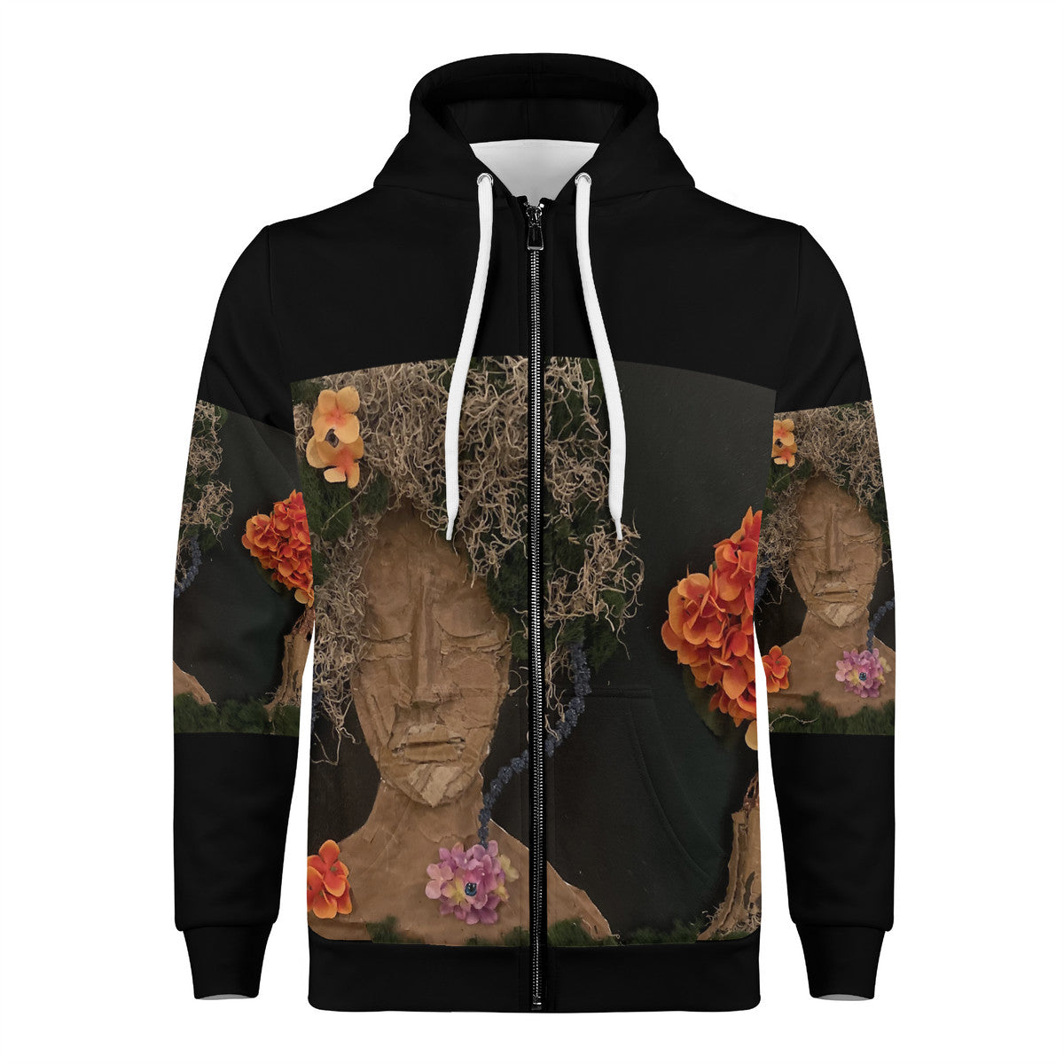 Come See Me - Original Artwork by Craig Davoll - Women's All Over Print Zip Hoodie
