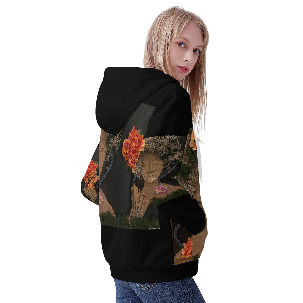 Come See Me - Original Artwork by Craig Davoll - Women's All Over Print Zip Hoodie
