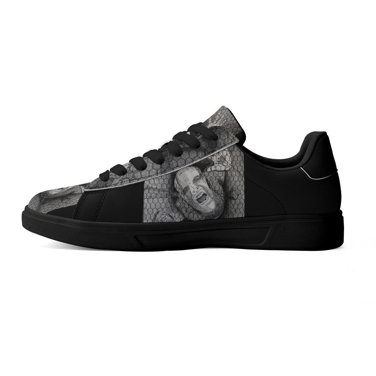 Rage - Original Artwork by Craig Davoll - Unisex Premium Synthetic Leather Sneakers