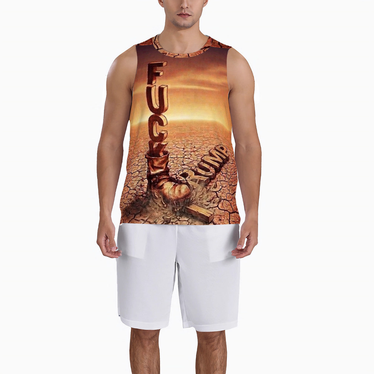 Fu*k Trump -  Origional Artwork by Craig Davoll - Men’s Basketball Tops Jersey