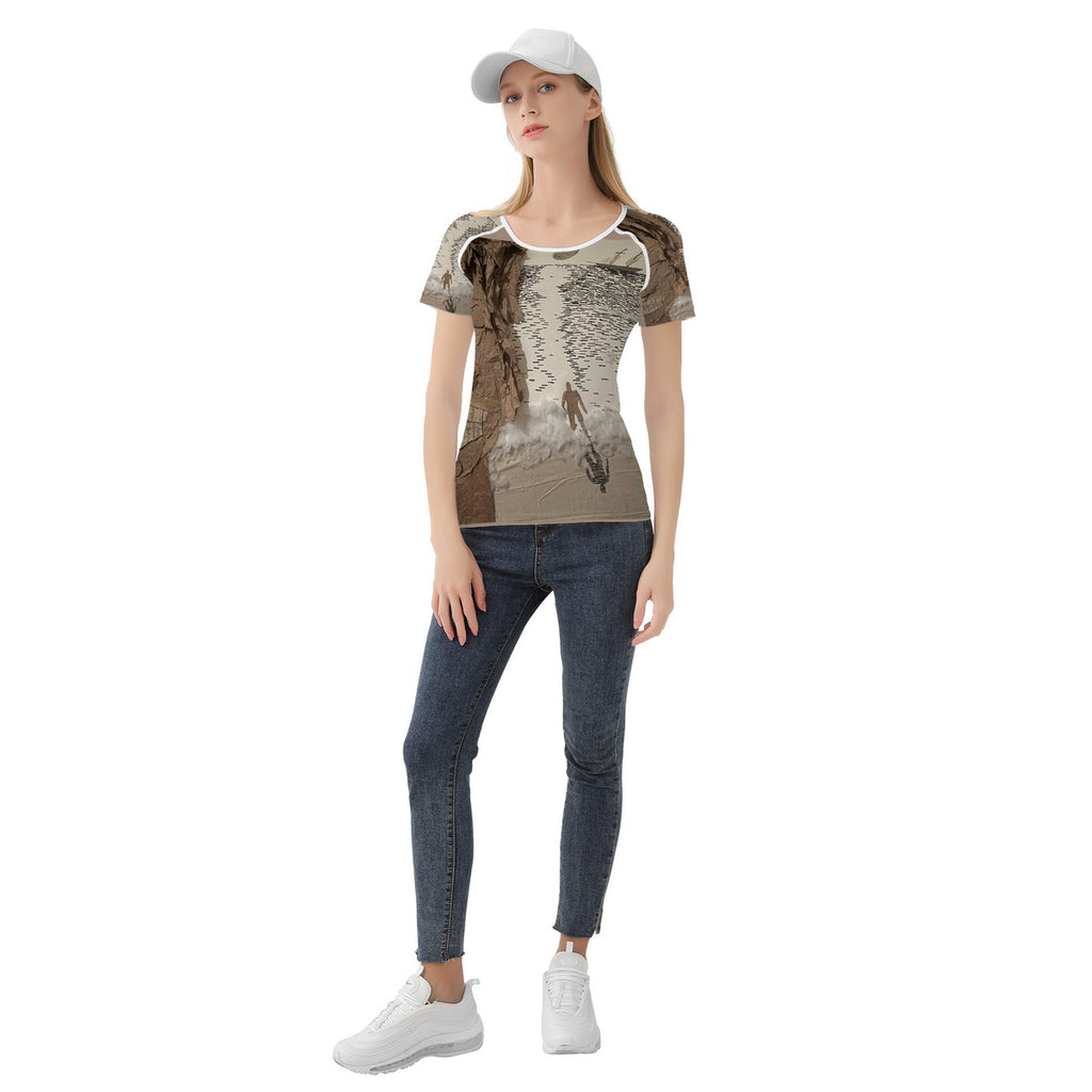 Midnight Run - Original Artwork by Craig Davoll - Women's All-Over Print T shirt