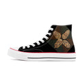 Four as One - Original artwork by Craig Davoll - D70 High Top Canvas Shoes - White