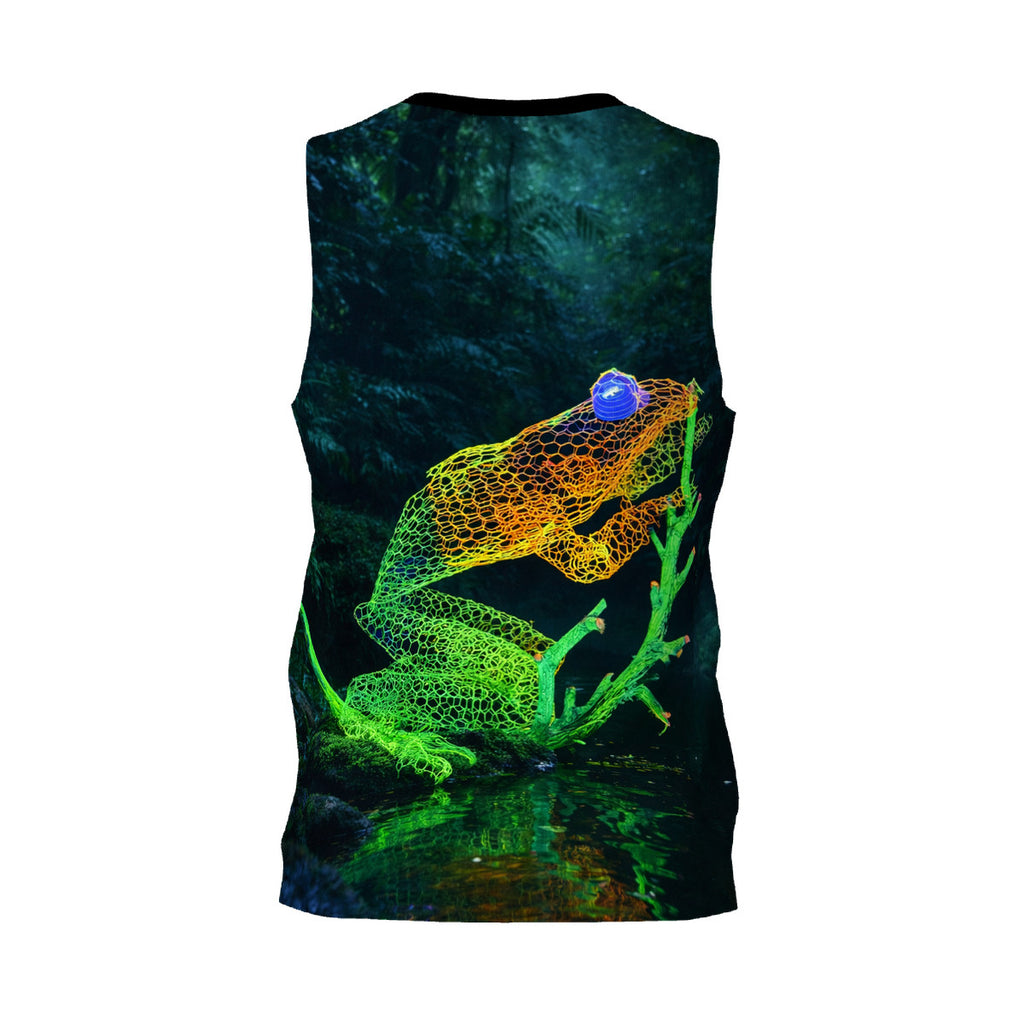 Feeling Froggy - Original Art by Craig Davoll - Men’s Basketball Tops Jersey