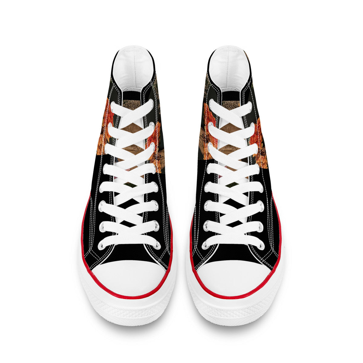 Come See Me -Original artwork by Craig Davoll - D70 High Top Canvas Shoes - White