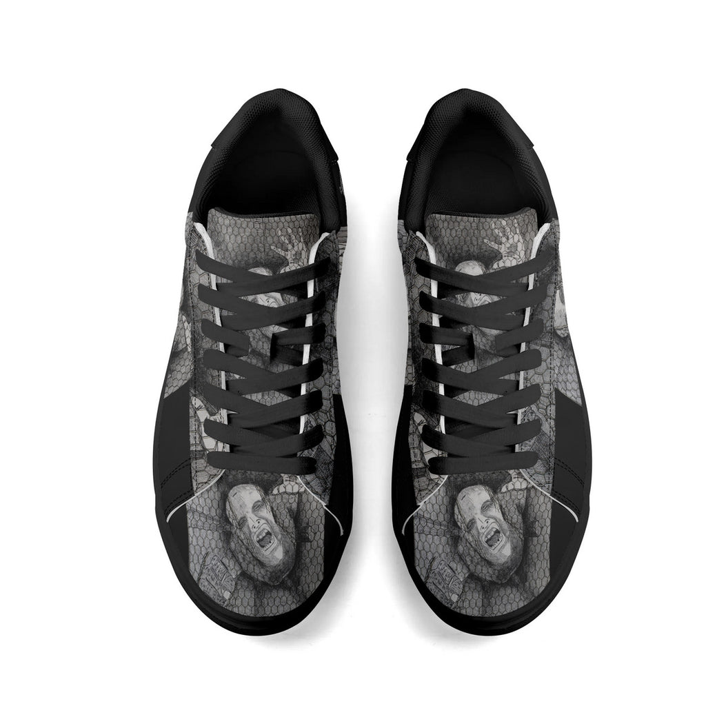 Rage - Original Artwork by Craig Davoll - Unisex Premium Synthetic Leather Sneakers
