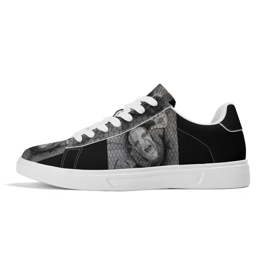 Rage - Original Artwork by Craig Davoll - Unisex Premium Synthetic Leather Sneakers