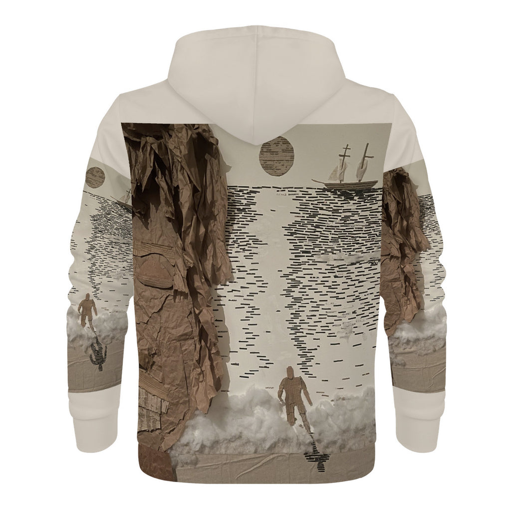 Midnight Run - Original Artwork by Craig Davoll - Women's All Over Print Zip Hoodie