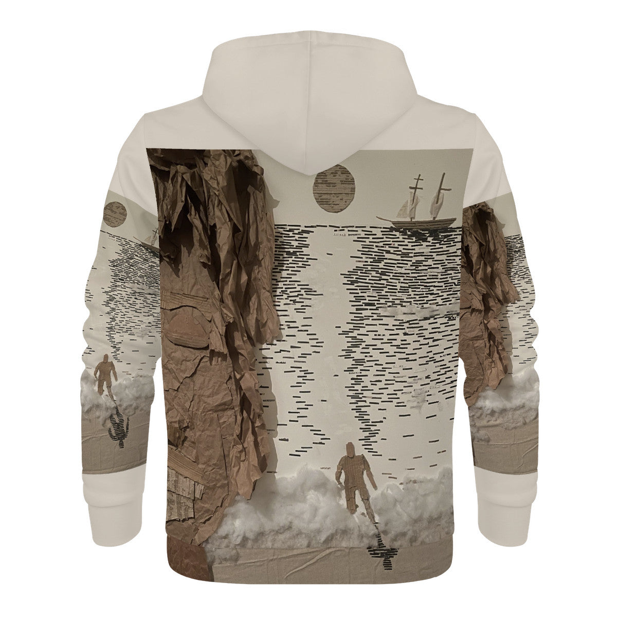 Midnight Run - Original Artwork by Craig Davoll - Women's All Over Print Zip Hoodie