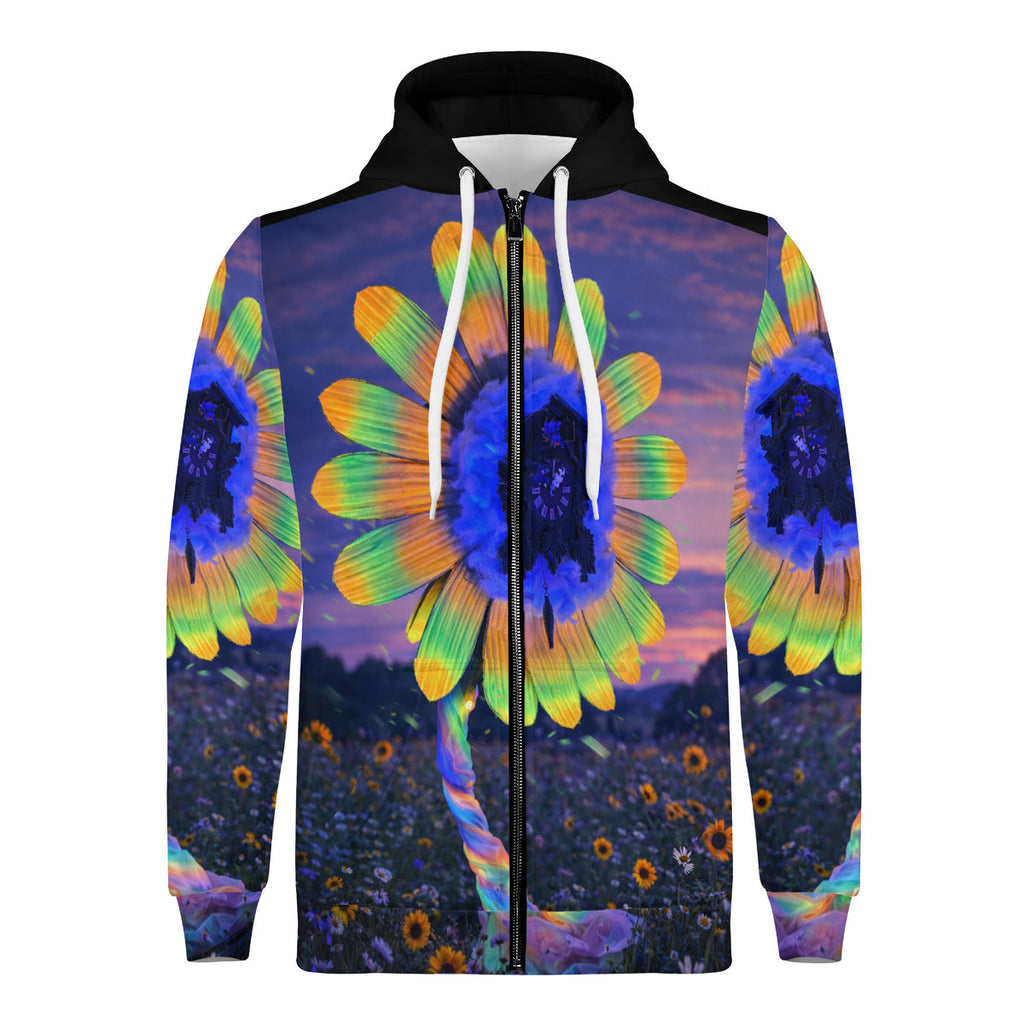 Lucy - Original Artwork by Craig Davoll - Women's All Over Print Zip Hoodie