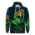 Nature Wins -Feeling Froggy-  Original Artwork by Craig Davoll - Men's All Over Print Hoodie