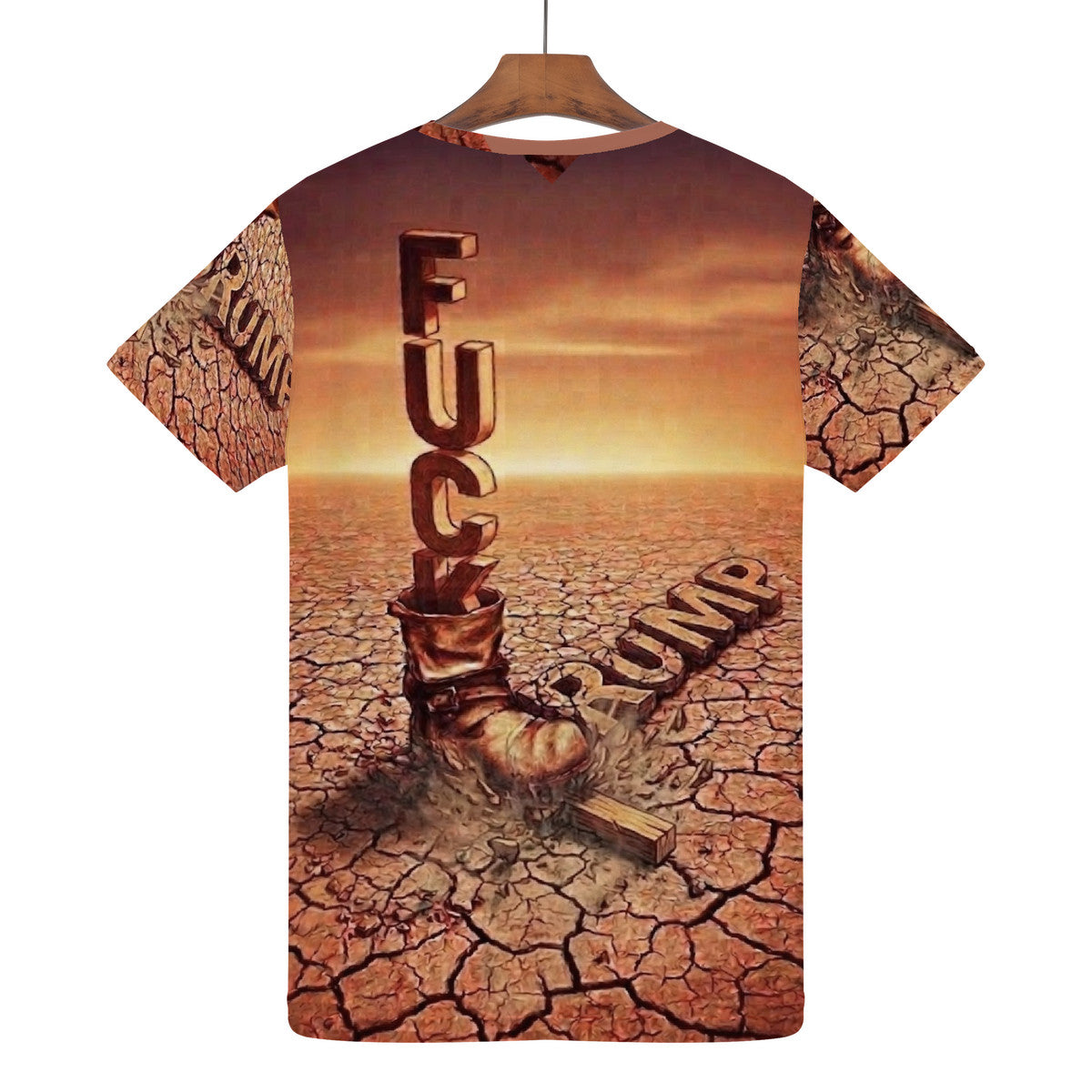 Fu*k Trump - Original Art by Craig Davoll - D61 Men's All Over Print T-Shirt