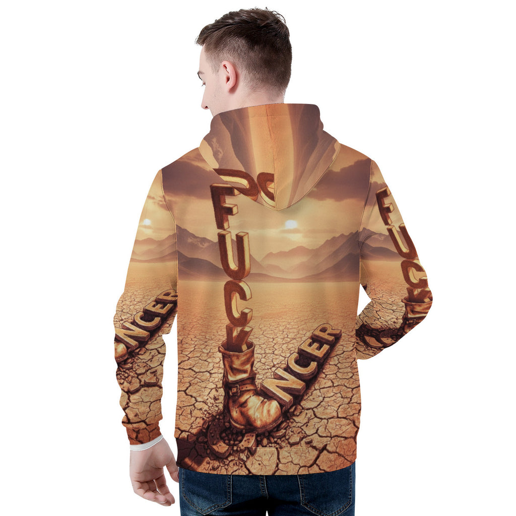 Fu*k Cancer -  Men's All Over Print Hoodie