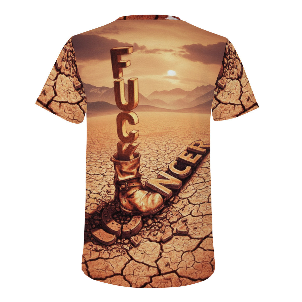Fu*k Cancer - Men's All Over Print T-Shirt