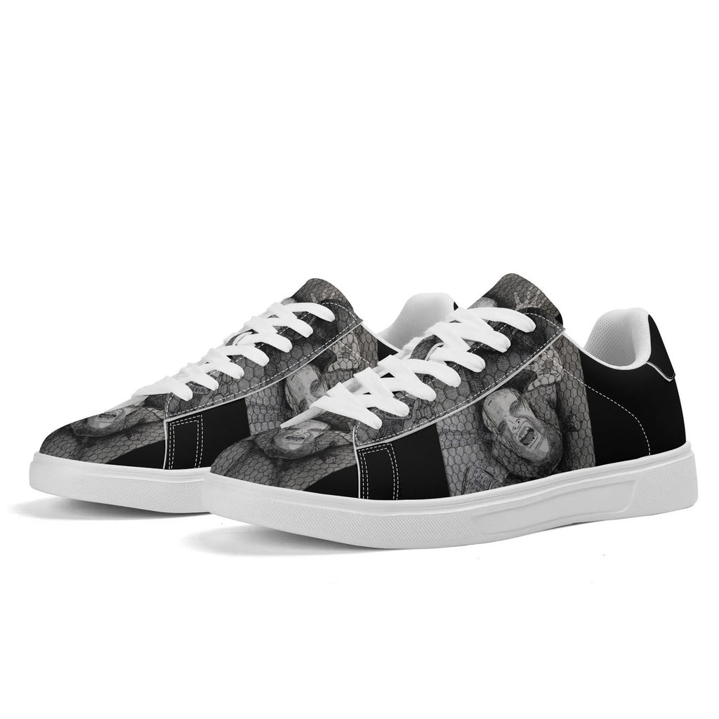 Rage - Original Artwork by Craig Davoll - Unisex Premium Synthetic Leather Sneakers
