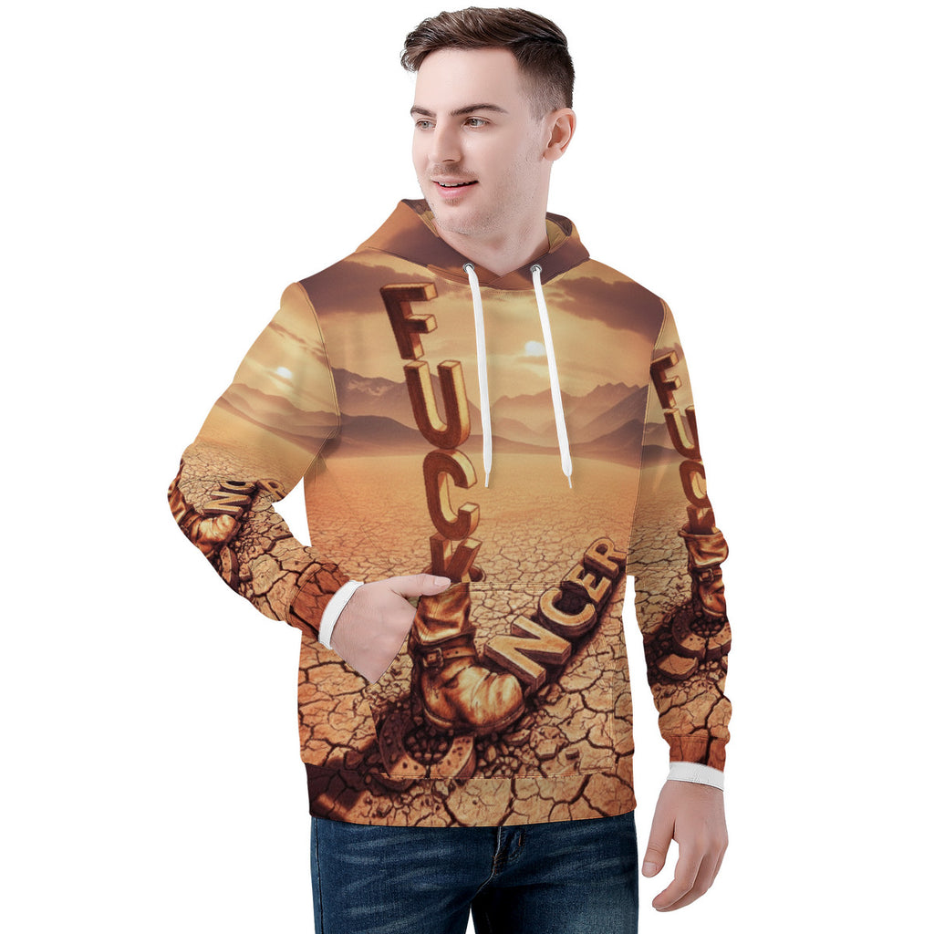 Fu*k Cancer -  Men's All Over Print Hoodie