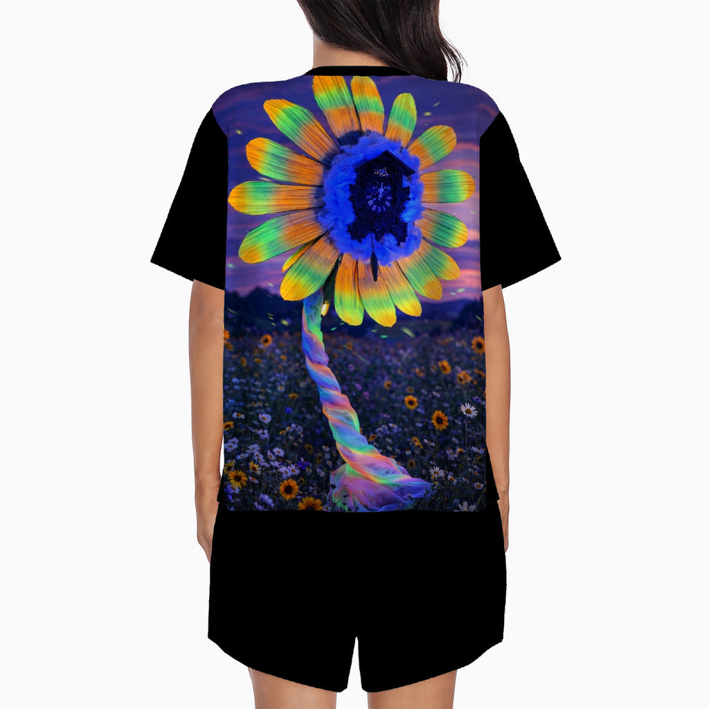 Lucy - Original Artwork by Craig Davoll - Women's Summer Round Neck Pajamas