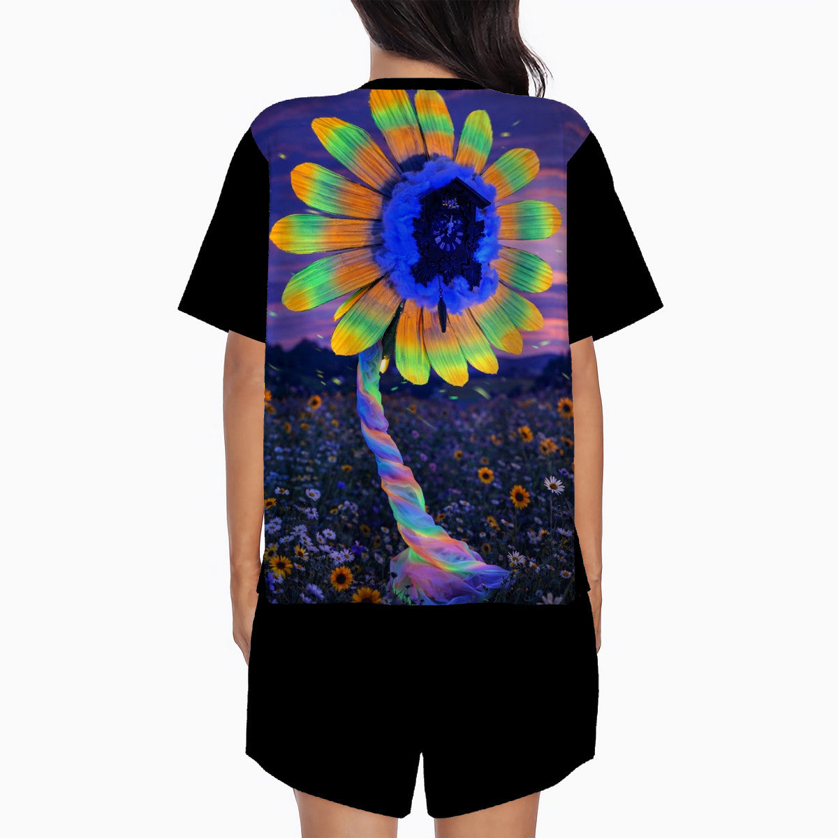Lucy - Original Artwork by Craig Davoll - Women's Summer Round Neck Pajamas