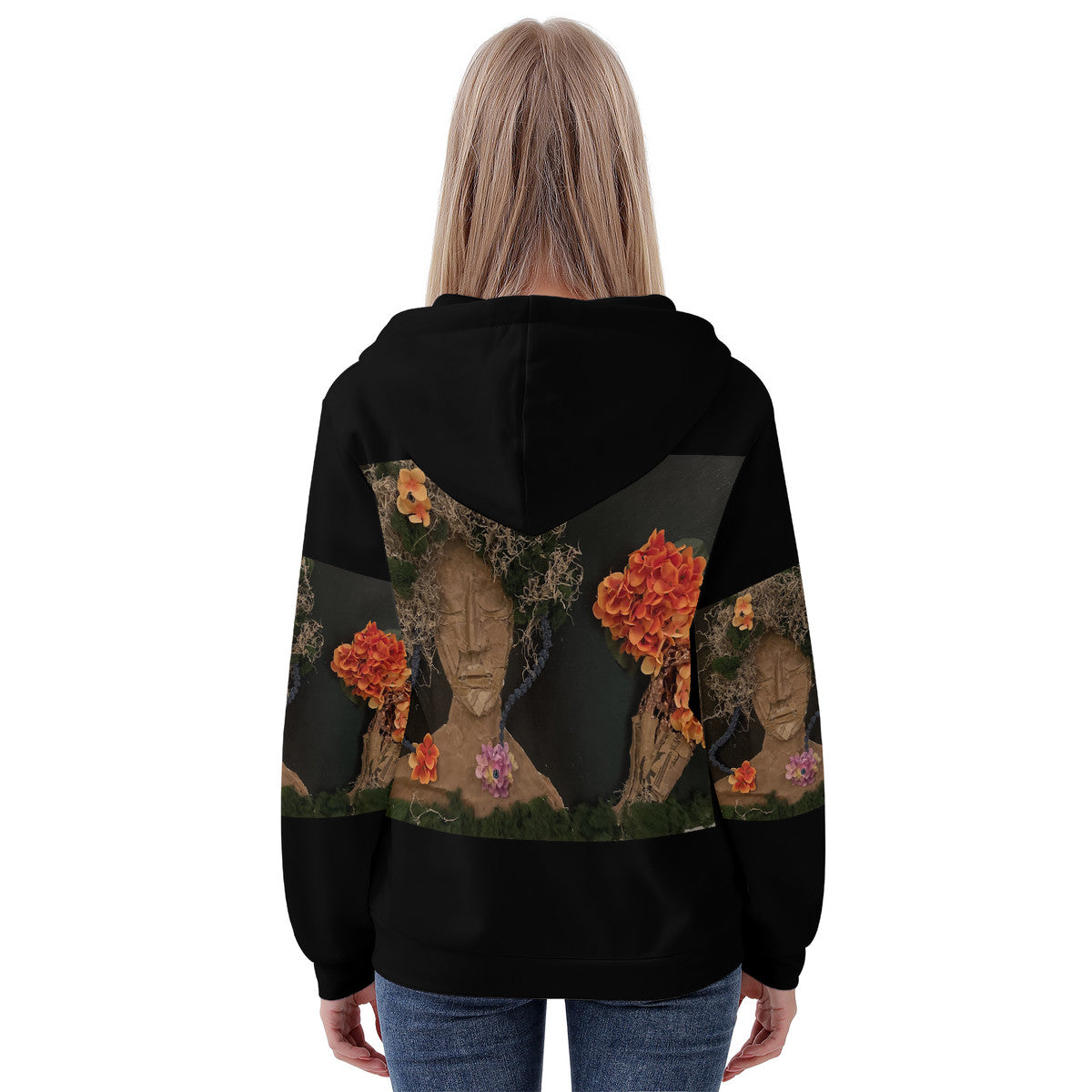 Come See Me - Original Artwork by Craig Davoll - Women's All Over Print Zip Hoodie