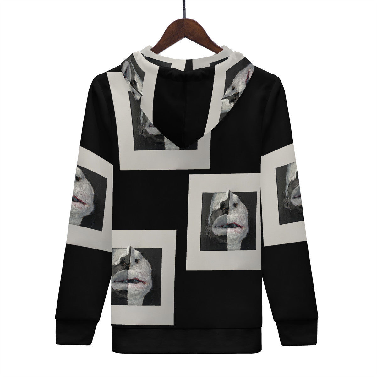 The Warriors - Original Artwork by Craig Davoll -  Men's All Over Print Zip Hoodie